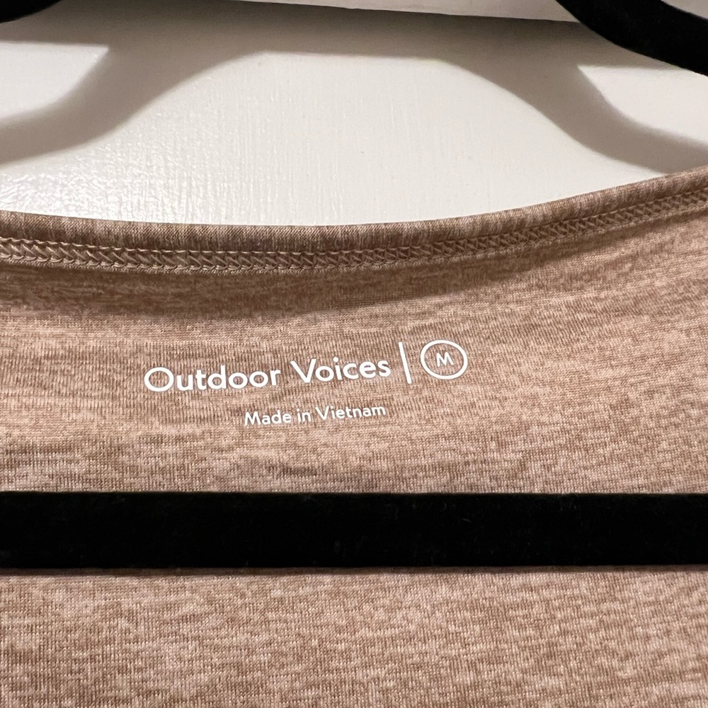 Outdoor Voices Wrap Top in Beige - Picture 3 of 3